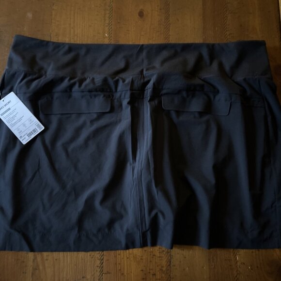 NWT MSRV $59 Athleta Black Sz 26 Featherweight Stretch Soho Skort Skirt #211382 - Picture 8 of 9